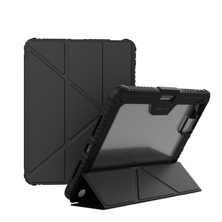Funda de cuero para tableta estilo plegable de múltiples ángulos NILLKIN Bumper Pro, For iPad Air 13 2024 / 2025 / 2026, For iPad Pro 13 2025 / 2024, For iPad Pro 11 2025 / 2024
