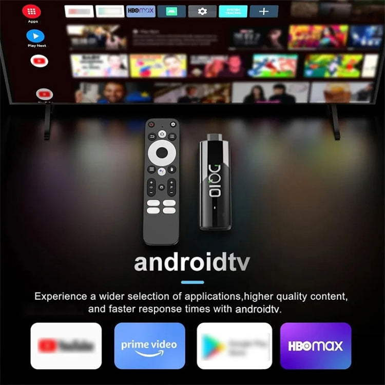 LEMFO DQ10 Allwinner H618 Brazo de cuatro núcleos Cortex A53 8K HD Android TV Stick, 2GB+16GB, 4GB+32GB