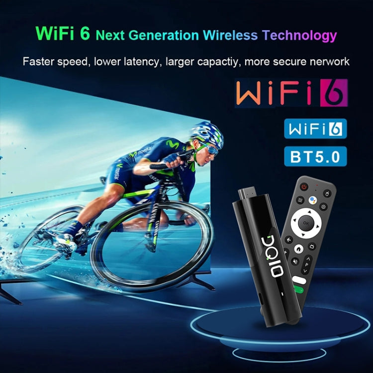 LEMFO DQ10 Allwinner H618 Brazo de cuatro núcleos Cortex A53 8K HD Android TV Stick, 2GB+16GB, 4GB+32GB