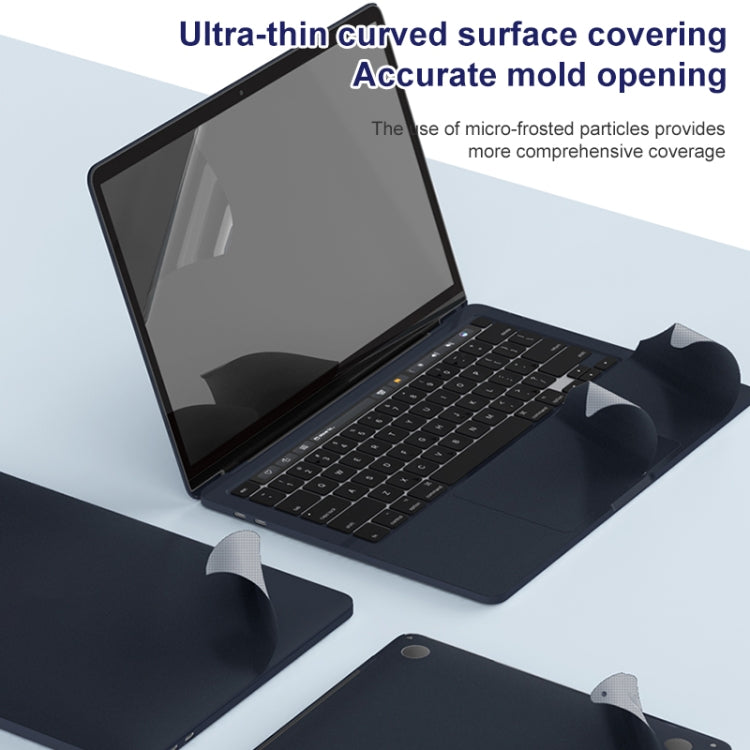 Película protectora integral para computadora portátil ZGA 5 en 1, For MacBook Air 13.6 inch A2681 2022