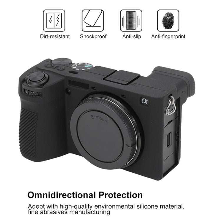 Funda protectora de silicona suave brillante, For Sony ILCE-6700 / A6700, For Sony ILCE-7CM2 / A7C II / A7CR