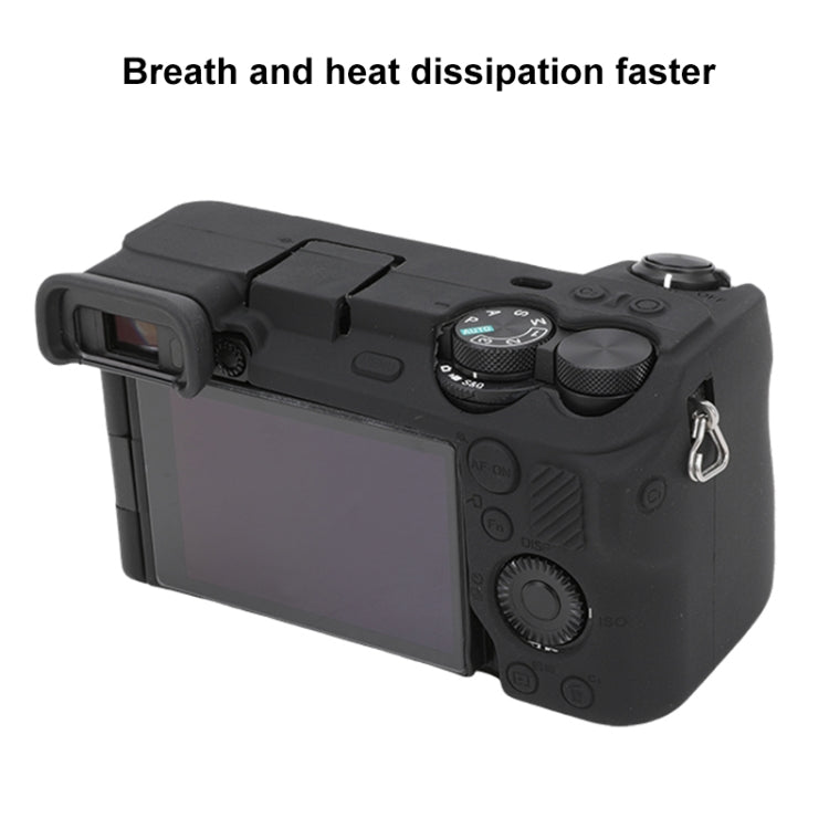 Funda protectora de silicona suave brillante, For Sony ILCE-6700 / A6700, For Sony ILCE-7CM2 / A7C II / A7CR