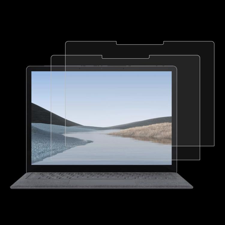 Película de vidrio templado a prueba de explosiones 2 piezas 9H 0,3 mm, For Microsoft Surface Laptop 13 inch, For Microsoft Surface Laptop 7 15 inch, For Microsoft Surface Laptop 7 13.8, For Microsoft Surface Laptop 6 15                                ...