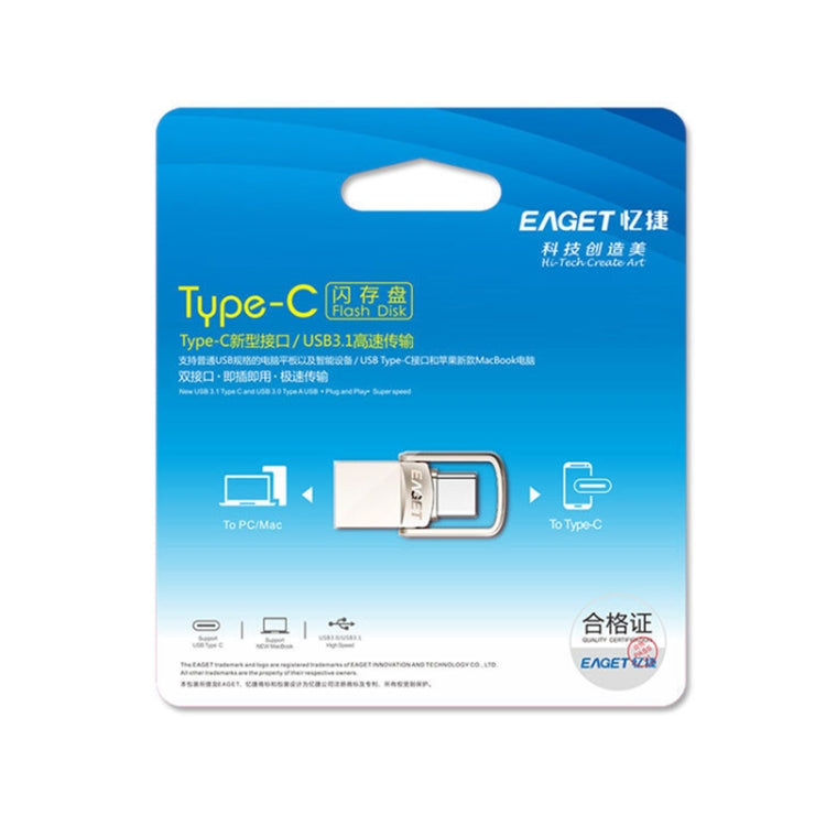Interfaz USB 3.1 + USB-C Metal Twister Flash U Disk, estándar, 128G, 64G, 32G