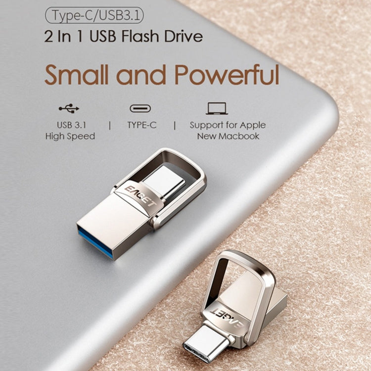 Interfaz USB 3.1 + USB-C Metal Twister Flash U Disk, estándar, 128G, 64G, 32G