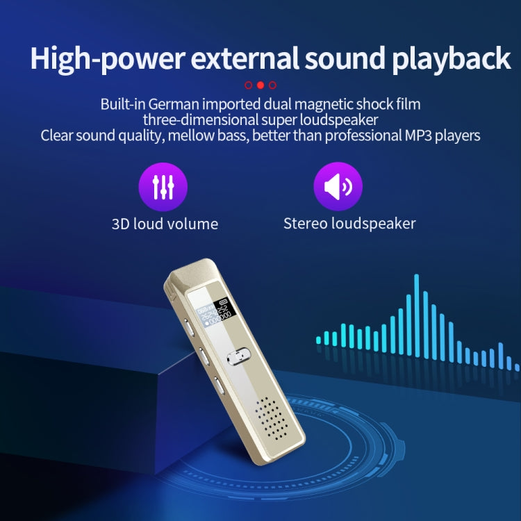 Mini grabadora de voz portátil JNN Q7 con pantalla OLED, 4GB, 8GB, 16GB, 32GB