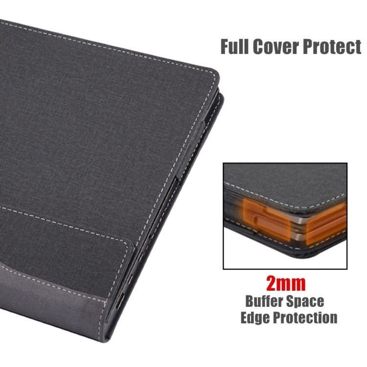 Funda protectora de cuero para portátil a prueba de golpes, For HP Pavilion Book Pro 16 16 inch 16-ab, For HP OmniBook 7 Laptop 16-az / 16t-az, For HP OmniBook 7 17.3 inch 17-dc, For HP OmniBook 7 Flip 16 inch 16-au, For HP EliteBook 860 / 865 G11 16 i...