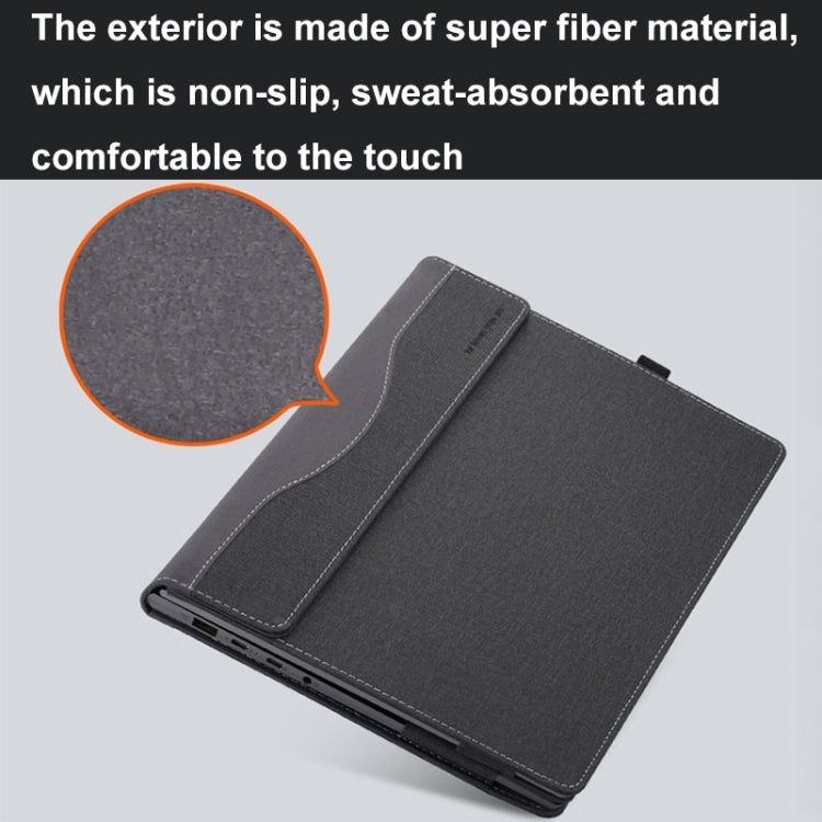 Funda protectora de cuero para portátil a prueba de golpes, For HP Pavilion Book Pro 16 16 inch 16-ab, For HP OmniBook 7 Laptop 16-az / 16t-az, For HP OmniBook 7 17.3 inch 17-dc, For HP OmniBook 7 Flip 16 inch 16-au, For HP EliteBook 860 / 865 G11 16 i...