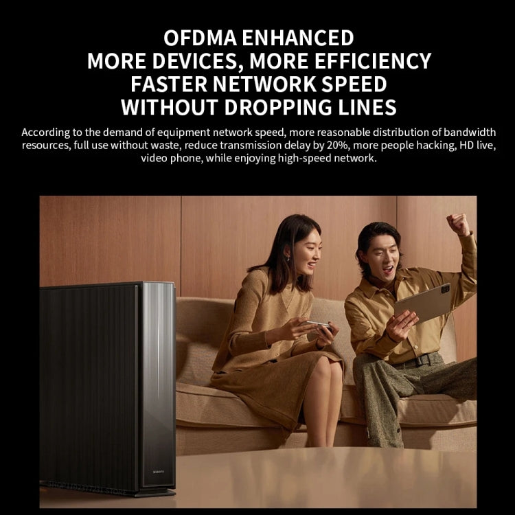 Xiaomi BE6500 Pro WiFi7 Amplificador de señal independiente de 8 canales de doble banda Enrutador de memoria de 1 GB, enchufe de EE. UU.