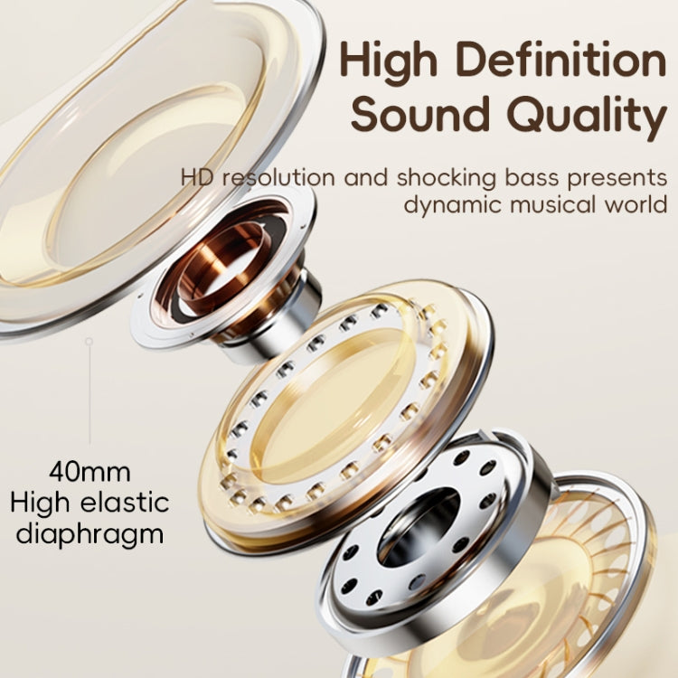 Auriculares Bluetooth con reducción de ruido montados en la cabeza ROCK O3, O3