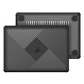 DUX DUCIS LCGH Estuche protector esmerilado para computadora portátil, For MacBook Pro 13.3 2016-2021, For MacBook Pro 14 2021/2023 A2442, For MacBook Air 13.6 2022/2024 A2681, For MacBook Air 15.3 2023/2024 A2941, For MacBook Air 13.3 2020 / 2018     ...