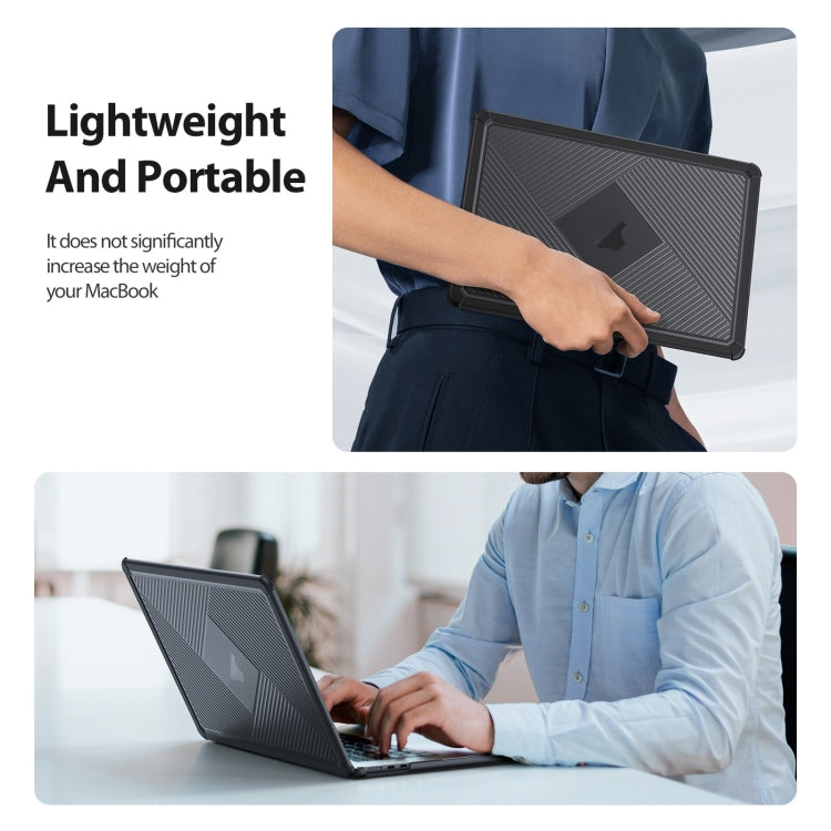 DUX DUCIS LCGH Estuche protector esmerilado para computadora portátil, For MacBook Pro 13.3 2016-2021, For MacBook Pro 14 2021/2023 A2442, For MacBook Air 13.6 2022/2024 A2681, For MacBook Air 15.3 2023/2024 A2941, For MacBook Air 13.3 2020 / 2018     ...