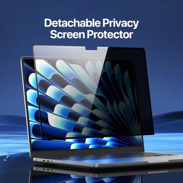 Película de vidrio templado de privacidad para computadora portátil DUX DUCIS LCGH, For MacBook Air/Pro 13.3 2016-2021 A1706, For MacBook Pro 14 2021/2023 A2442, For MacBook Air 13.6 2022/2024 A2681, For MacBook Air 15.3 2023/2024 A2941                ...