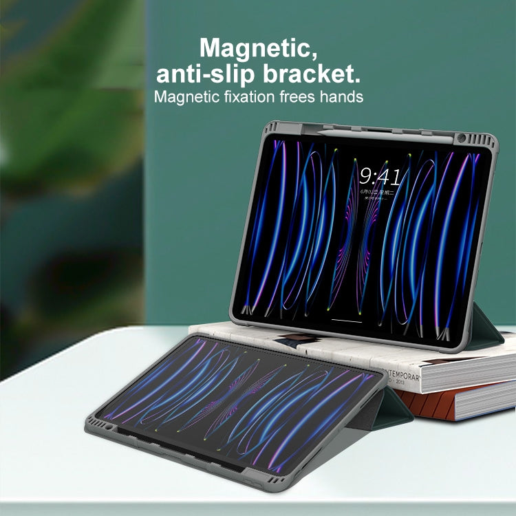 Funda para tableta inteligente de cuero híbrido TPU de Mutural PC, For iPad Air 13 2026 / 2025 / 2024, For iPad Air 11 2026 / 2025 / 2024, For iPad Pro 13 2025 / 2024, For iPad Pro 11 2025 / 2024