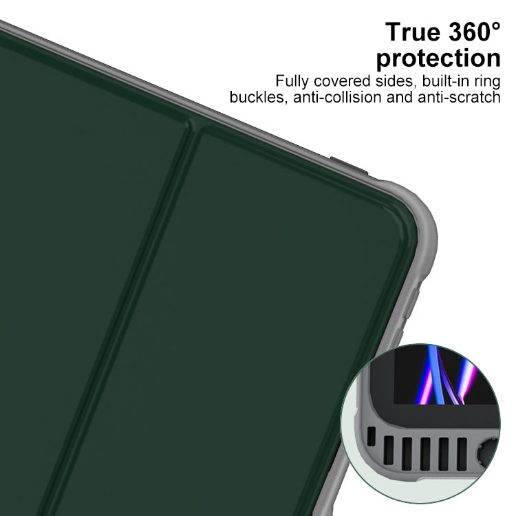 Funda para tableta inteligente de cuero híbrido TPU de Mutural PC, For iPad Air 13 2026 / 2025 / 2024, For iPad Air 11 2026 / 2025 / 2024, For iPad Pro 13 2025 / 2024, For iPad Pro 11 2025 / 2024