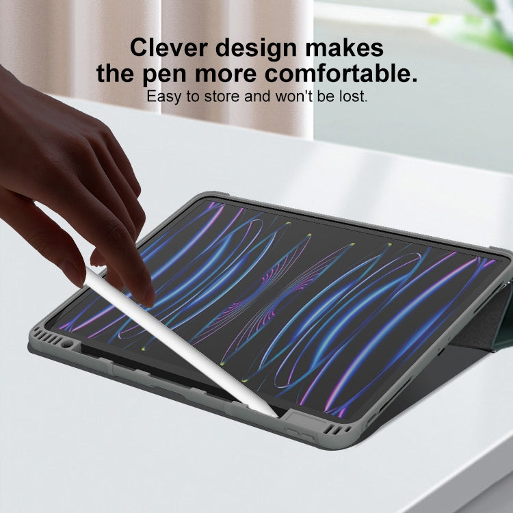 Funda para tableta inteligente de cuero híbrido TPU de Mutural PC, For iPad Air 13 2026 / 2025 / 2024, For iPad Air 11 2026 / 2025 / 2024, For iPad Pro 13 2025 / 2024, For iPad Pro 11 2025 / 2024