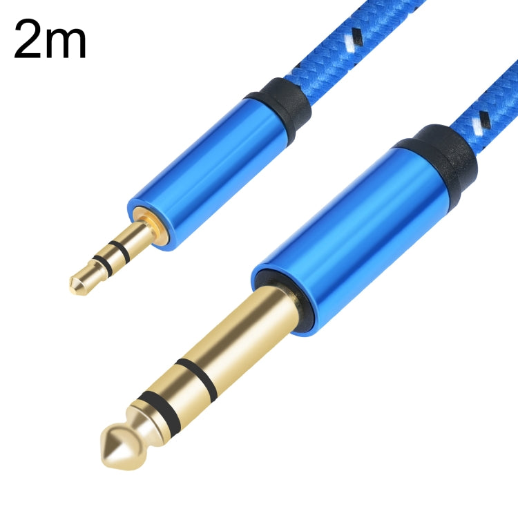 3662-3662BK Cable de audio para amplificador estéreo macho de 3,5 mm a macho de 6,35 mm, 1m, 2m, 3m
