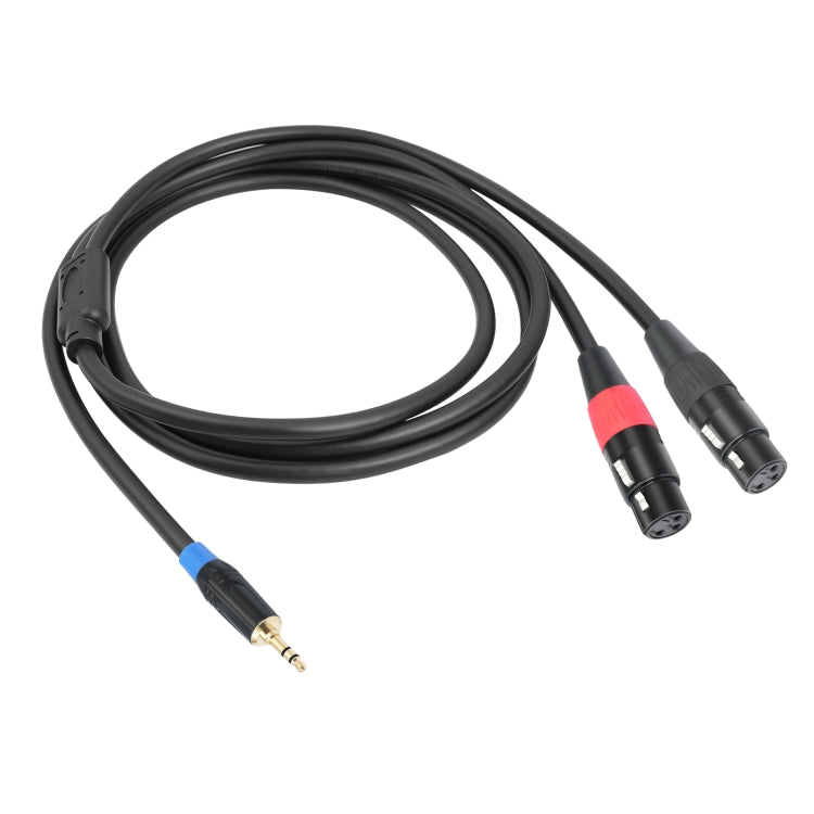 TC195BUXK107RE Cable de audio macho de 3,5 mm a doble XLR hembra de 3 pines, 1m, 2m, 3m