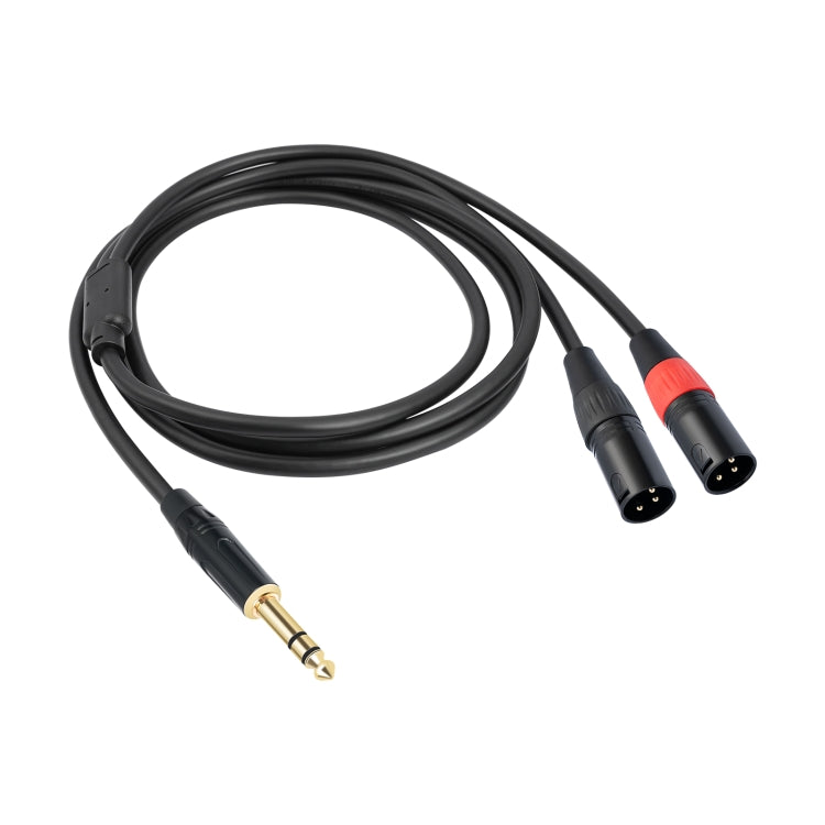 TC145YXK108RE-10 Cable de audio de 6,35 mm 1/4 TRS macho a doble XLR macho, 1m, 2m, 3m