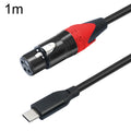 Cable de audio TY03RE tipo C macho a XLR hembra para micrófono dinámico, 1m, 2m, 3m