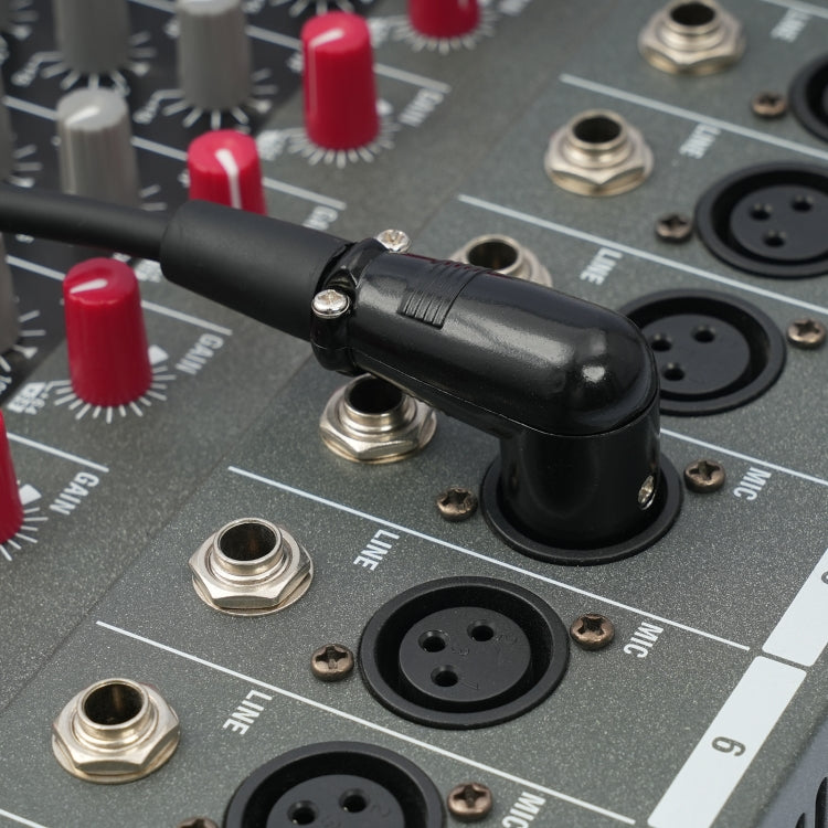 XK042L XLR 3 pines recto hembra a codo macho cable de audio, 0.3m, 1m, 2m, 3m, 5m, 10m