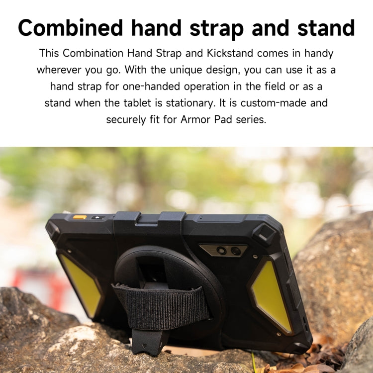 Ulefone UAS01 Soporte de Correa de Mano para Tablet para Aromor Pad 3 Pro, For Armor Pad 3 Pro