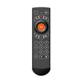 G21 2.4GHz Fly Air Mouse Teclado inalámbrico con retroiluminación LED Control remoto con giroscopio para Android TV Box / PC, compatible con voz inteligente, Orange