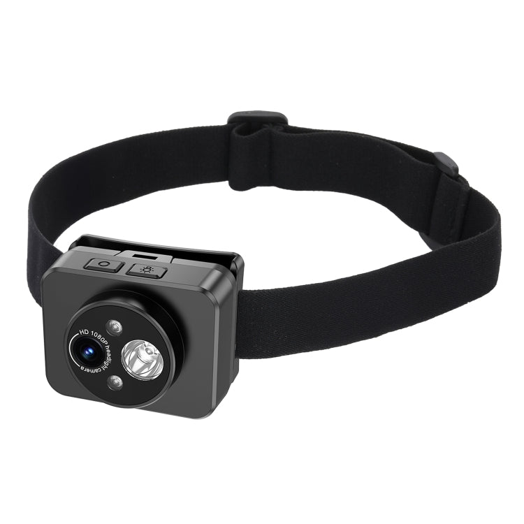 Cámara de iluminación de grabación de vídeo con sensor de movimiento LED montada en la cabeza D8 1080P, D8