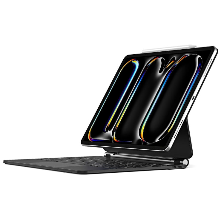Funda de cuero para tableta con teclado magnético flotante serie DUX DUCIS MK, For iPad Pro 13 2024, For iPad Air 13 2024 / Pro 12.9 2022 / 2021, For iPad Pro 11 2024