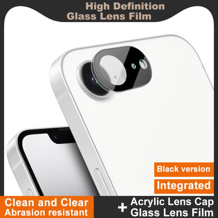 Película de lente de vidrio integrada de alta definición imak versión negra, For iPhone 16e / 17e, For iPhone 17 Pro Max, For iPhone 17 Pro, For iPhone 17, For iPhone Air, For iPhone 16 Pro / 16 Pro Max, For iPhone 16 / 16 Plus