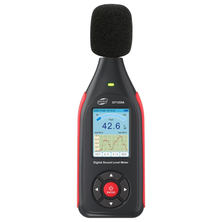 Probador de decibeles con pantalla LCD BENETECH GT1355A