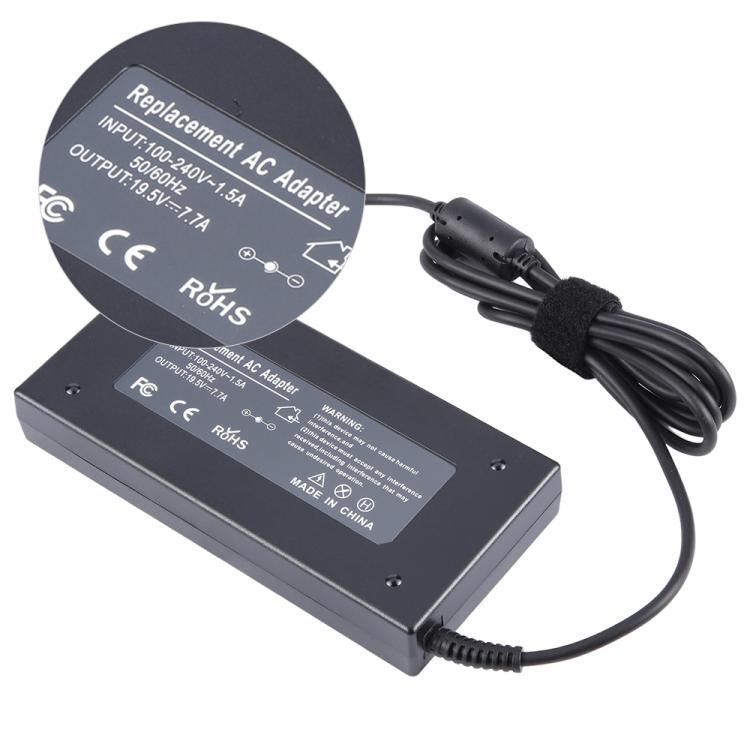 adaptador del cuaderno del ordenador portátil de 150W 19.5V 7.7A para HP 4,5 x 3,0m m, EU Plug, US Plug, UK Plug, AU Plug