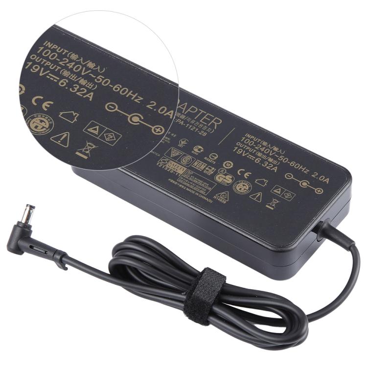 adaptador del cuaderno del ordenador portátil de 120W 19V 6.32A para Asus 5,5 x 2,2m m, EU Plug, US Plug, UK Plug, AU Plug
