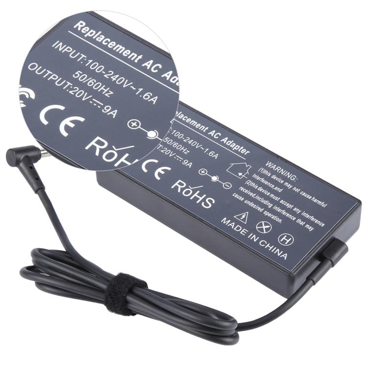 adaptador del cuaderno del ordenador portátil de 180W 20V 9A para Asus 6,0 x 3,7m m, EU Plug, US Plug, UK Plug, AU Plug