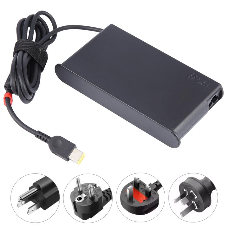 Adaptador del cuaderno del ordenador portátil de 170W 20V 8.5A para Lenovo Big Square USB, EU Plug, US Plug, UK Plug, AU Plug