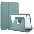 GEBEI Funda de cuero para tableta inteligente giratoria de acrílico TPU con 3 pliegues y ranura para bolígrafo, For iPad Air 13 2026 / 2025 / 2024, For iPad Air 11 2026 / 2025 / 2024, For iPad Pro 13 2025 / 2024, For iPad Pro 11 2025 / 2024            ...