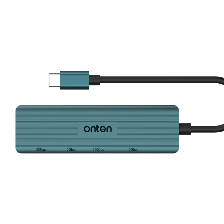 Estación de acoplamiento HUB 4 en 1 Onten UC622 de 10 Gbps USB-C / Type-C a 2 x USB + 2 x USB-C / Type-C, UC622