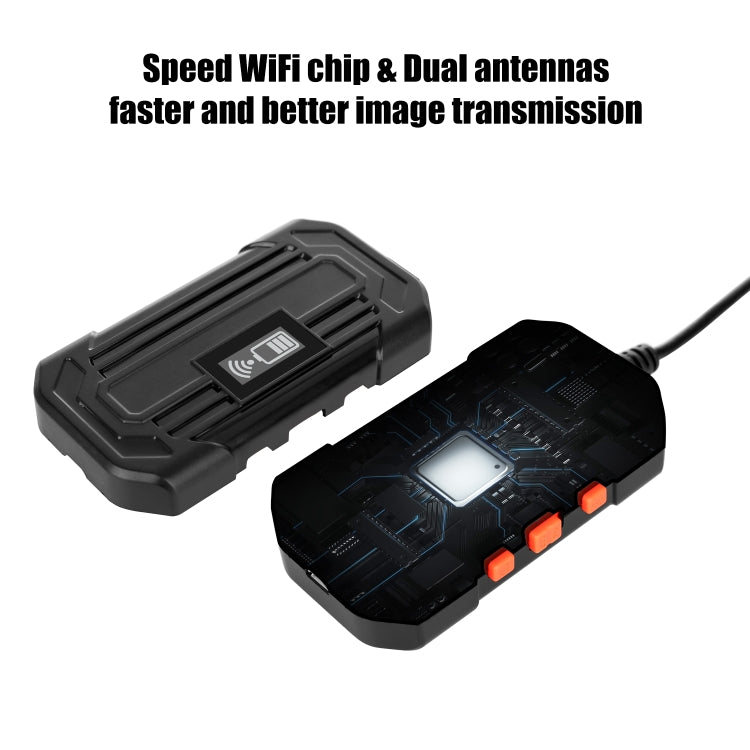 F240 3.9mm HD 1080P IP67 Endoscopio digital de conexión directa WiFi a prueba de agua, 2m, 5m, 10m