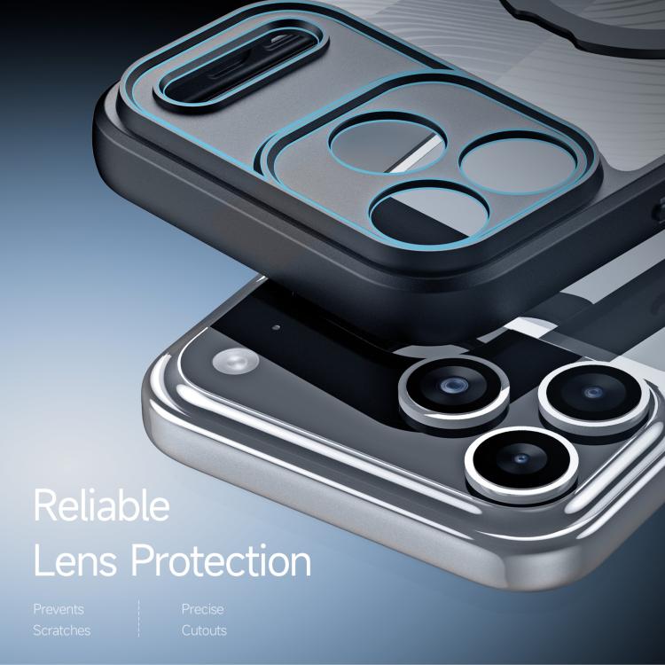 DUX DUCIS Aimo Mag Series MagSafe Ring Holder Estuche para teléfono esmerilado, For iPhone 17 Pro Max, For iPhone 17 Pro, For iPhone 17, For iPhone Air, For iPhone 16 Pro Max, For iPhone 16 Pro, For iPhone 16 Plus, For iPhone 16
