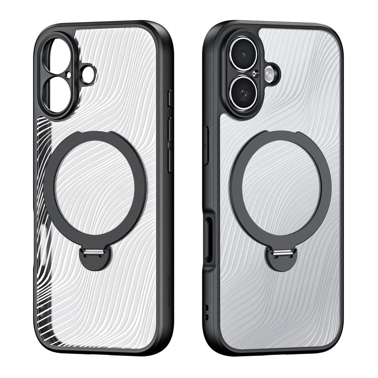 DUX DUCIS Aimo Mag Series MagSafe Ring Holder Estuche para teléfono esmerilado, For iPhone 17 Pro Max, For iPhone 17 Pro, For iPhone 17, For iPhone Air, For iPhone 16 Pro Max, For iPhone 16 Pro, For iPhone 16 Plus, For iPhone 16