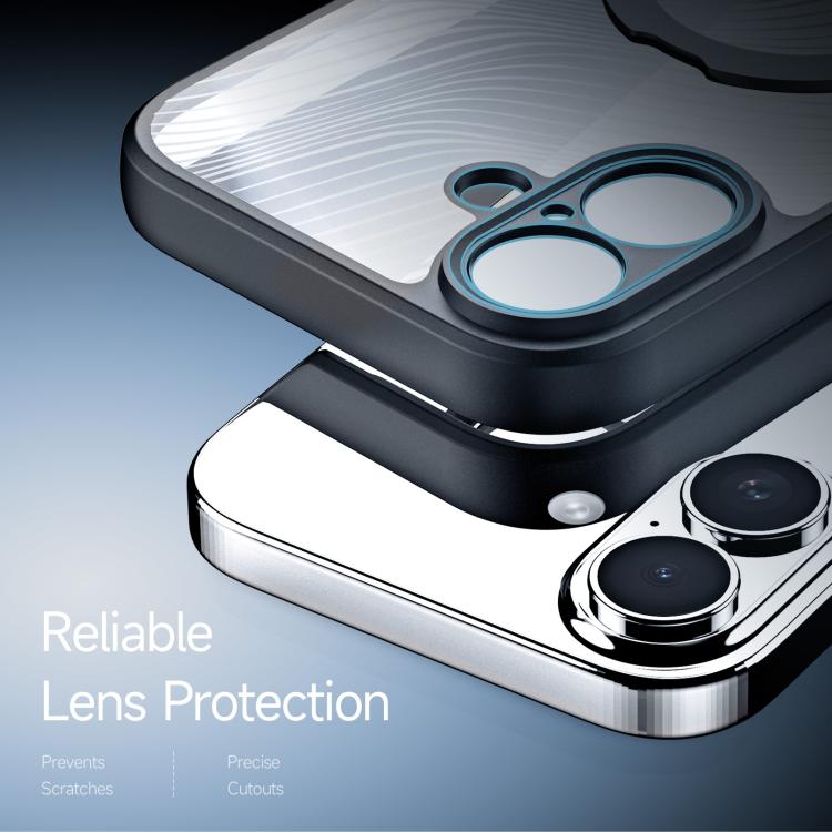 DUX DUCIS Aimo Mag Series MagSafe Ring Holder Estuche para teléfono esmerilado, For iPhone 17 Pro Max, For iPhone 17 Pro, For iPhone 17, For iPhone Air, For iPhone 16 Pro Max, For iPhone 16 Pro, For iPhone 16 Plus, For iPhone 16
