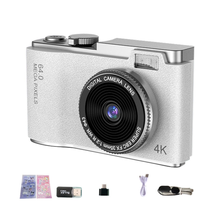 LK003 Cámara CCD HD 4K de doble lente de 2,4 pulgadas Cámara retro para niños, LK003