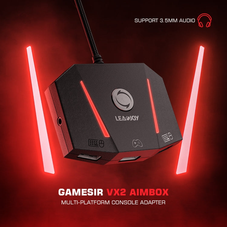 GameSir LeadJoy VX2 AimBox consola de juegos teclado conversor de ratón para Xbox/PS4/PS5