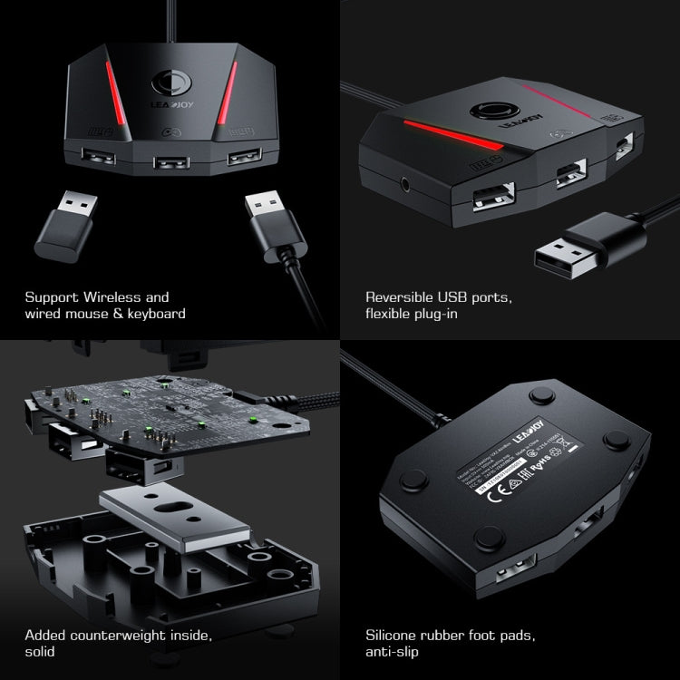GameSir LeadJoy VX2 AimBox consola de juegos teclado conversor de ratón para Xbox/PS4/PS5