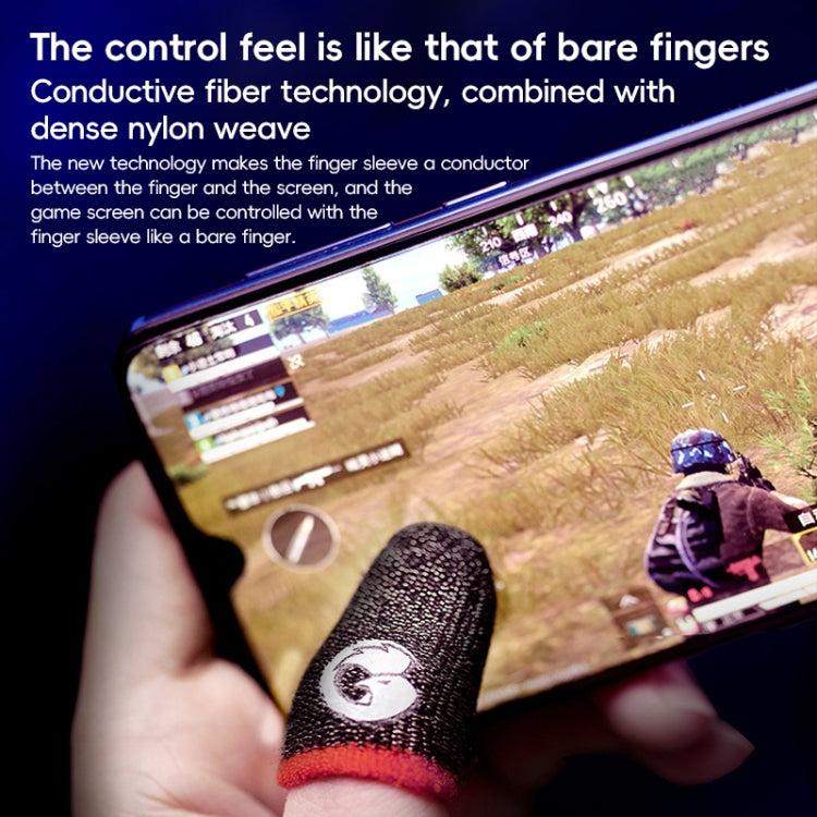 GameSir Talons 100 piezas/caja Puntas de los dedos para juegos transpirables, antideslizantes y resistentes al sudor, Gaming Fingertips