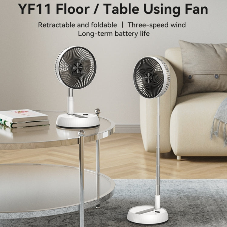 Ventilador de suelo telescópico plegable Yesido YF11