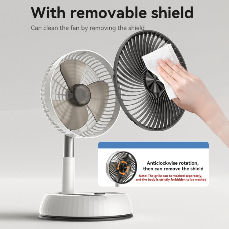 Ventilador de suelo telescópico plegable Yesido YF11