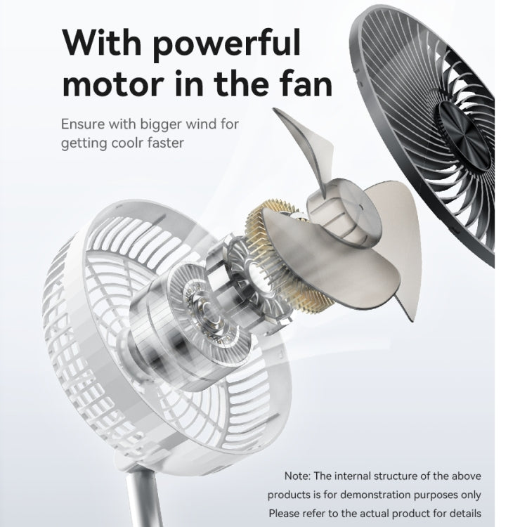 Ventilador de suelo telescópico plegable Yesido YF11