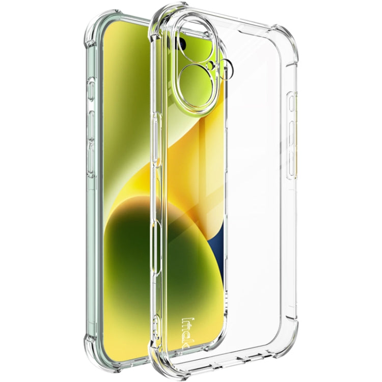 Caja del teléfono de TPU con airbag a prueba de golpes imak, For iPhone 16e / 17e, For iPhone 16 Pro Max, For iPhone 16 Pro, For iPhone 16