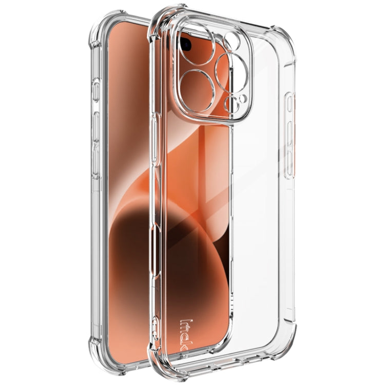 Caja del teléfono de TPU con airbag a prueba de golpes imak, For iPhone 16e / 17e, For iPhone 16 Pro Max, For iPhone 16 Pro, For iPhone 16